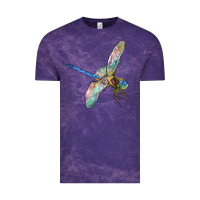 Cloud Purple Dragon Fly Vintage Tee - LillyAllenDesigns