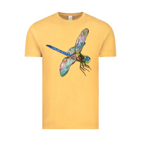 Vintage Mustard Dragon Fly Vintage Tee - LillyAllenDesigns