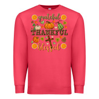 Cardinal Grateful thankful blessed Premium Sweatshirt - NancyCooperArtShop