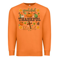 Carrot Grateful thankful blessed Premium Sweatshirt - NancyCooperArtShop