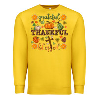 Lemon Grateful thankful blessed Premium Sweatshirt - NancyCooperArtShop