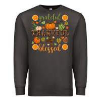 Smoke Grateful thankful blessed Premium Sweatshirt - NancyCooperArtShop