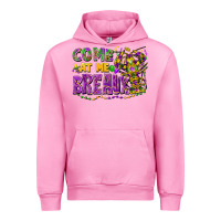 Fuchsia Pink Come at me breaux Urban Hoodie - FaDigitalArtStudio