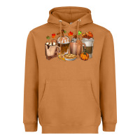 Meerkat Pumpkin Spice Coffee Cups Heavyweight Hoodie - texasbilliewilder