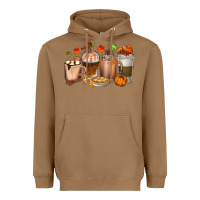 Toasted Coconut Pumpkin Spice Coffee Cups Heavyweight Hoodie - texasbilliewilder