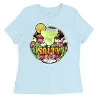 Baby Blue salty Ladies Tee - JahusDesignShop