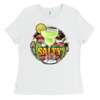 White salty Ladies Tee - JahusDesignShop