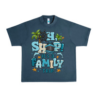 Midnight Navy oh ship its a family trip Urban Heavy Tee - MaliasSmallBusiness