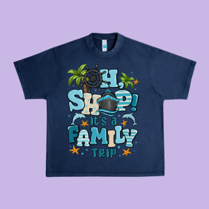 Oh Ship Its A Family Trip Urban Heavy Tee Designed By Maliassmallbusiness