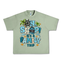 Oil Green oh ship its a family trip Urban Heavy Tee - MaliasSmallBusiness