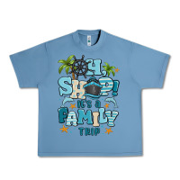 Pebble Blue oh ship its a family trip Urban Heavy Tee - MaliasSmallBusiness