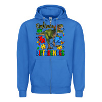 True Royal embrace differences Zipper Hoodie - Artiststas