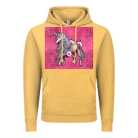 Vintage Mustard unicorn Vintage Hoodie - LillyAllenDesigns