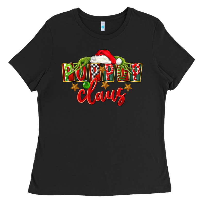Christmas Pop Pop Claus Ladies Tee by FaDigitalArtStudio | Teevron