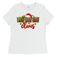 White christmas pop pop claus Ladies Tee - FaDigitalArtStudio