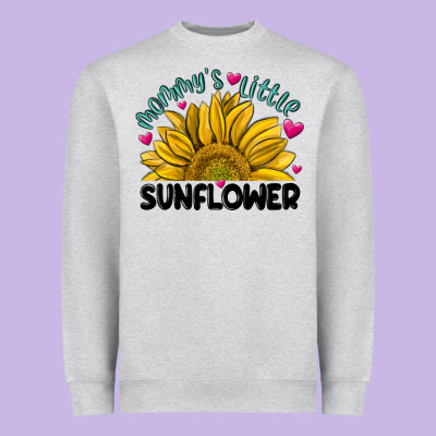 Mommy' S Little Sunflower Heavyweight Sweatshirt Designed By Maliassmallbusiness
