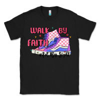Black walk by faith Classic Tee - MaliasSmallBusiness