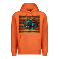 Carrot woodgrain motorcycle Premium Hoodie - TumblerDesignByShophia