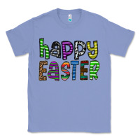 Colony Blue Happy Easter Classic Tee - CowhideDigitalArt