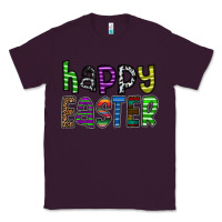 Plum Happy Easter Classic Tee - CowhideDigitalArt