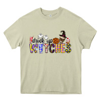 Mossy Drink Up Witches Heavy Core Tee - CowhideDigitalArt