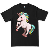 Black cute unicorn Premium Tee - FaDigitalArtStudio