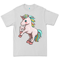 Dove Grey cute unicorn Premium Tee - FaDigitalArtStudio