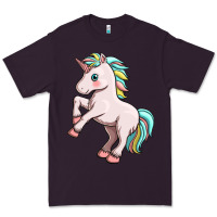 Plum cute unicorn Premium Tee - FaDigitalArtStudio