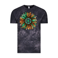 Cloud Black thanksgiving fall sunflower Vintage Tee - Jasminsmagicworld