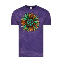 Cloud Purple thanksgiving fall sunflower Vintage Tee - Jasminsmagicworld