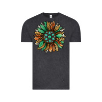 Vintage Black thanksgiving fall sunflower Vintage Tee - Jasminsmagicworld