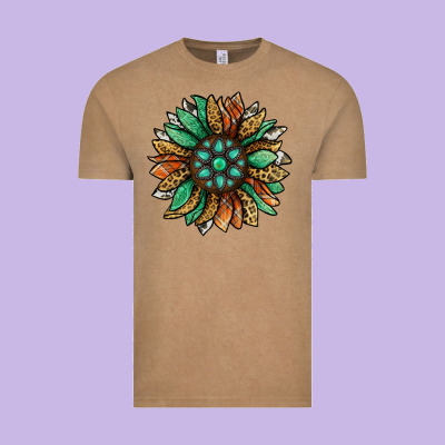 Thanksgiving Fall Sunflower Vintage Tee Designed By Jasminsmagicworld