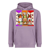 Lavender Happy Hallothanksmas gnomes Heavyweight Hoodie - texasbilliewilder