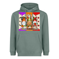 Sage Happy Hallothanksmas gnomes Heavyweight Hoodie - texasbilliewilder