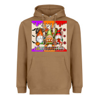 Toasted Coconut Happy Hallothanksmas gnomes Heavyweight Hoodie - texasbilliewilder
