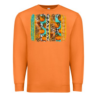 Carrot Fall Pumpkin brushstrokes Premium Sweatshirt - NancyCooperArtShop