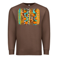 Chestnut Fall Pumpkin brushstrokes Premium Sweatshirt - NancyCooperArtShop
