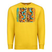 Lemon Fall Pumpkin brushstrokes Premium Sweatshirt - NancyCooperArtShop