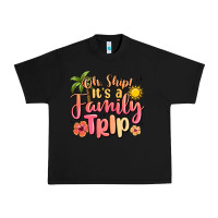 Black oh ship its a family trip summer vacation Urban Heavy Tee - MaliasSmallBusiness
