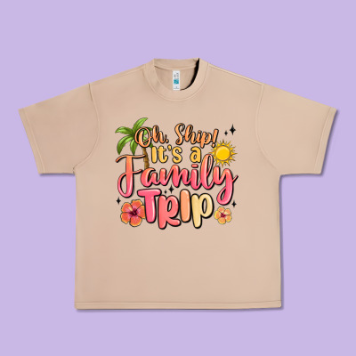 Oh Ship Its A Family Trip Summer Vacation Urban Heavy Tee Designed By Maliassmallbusiness