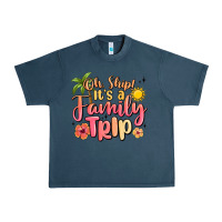 Midnight Navy oh ship its a family trip summer vacation Urban Heavy Tee - MaliasSmallBusiness
