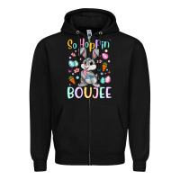 Black so hoppin boujee Zipper Hoodie - Artiststas