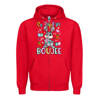 Red so hoppin boujee Zipper Hoodie - Artiststas