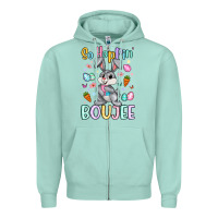 Seafoam so hoppin boujee Zipper Hoodie - Artiststas
