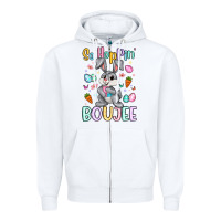White so hoppin boujee Zipper Hoodie - Artiststas