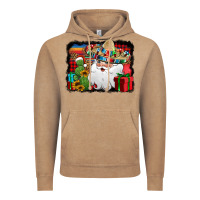 Vintage Coffee Santa Claus Spanish Christmas Vintage Hoodie - Jasminsmagicworld