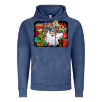 Vintage Denim Santa Claus Spanish Christmas Vintage Hoodie - Jasminsmagicworld