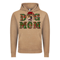 Vintage Coffee Christmas English Bulldog Mom Vintage Hoodie - RanaPortraitStore