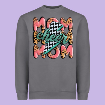 Cheer Mom Heavyweight Sweatshirt Designed By Maliassmallbusiness