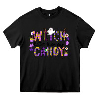 Black Witch Better Have My Candy Heavy Core Tee - CowhideDigitalArt